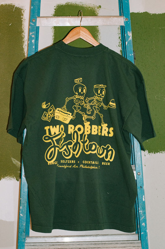 Two Robbers Fishtown Staff Tee – Green